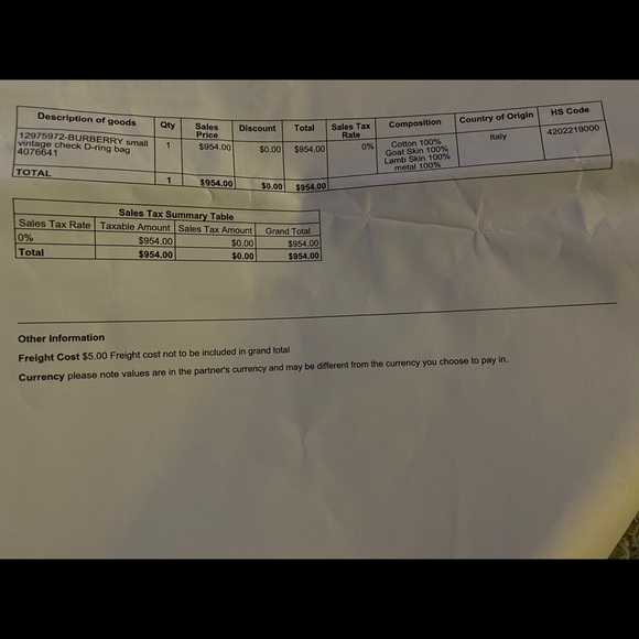 Burberry Bag - Picture 9 of 9